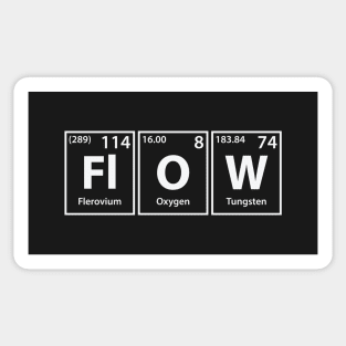 Flow (Fl-O-W) Periodic Elements Spelling Sticker